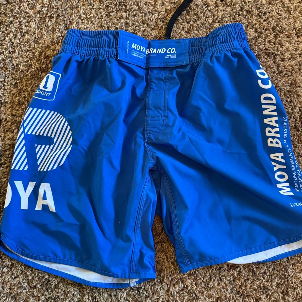 Moya Brand Blue jiujitsu Grappling Shorts
